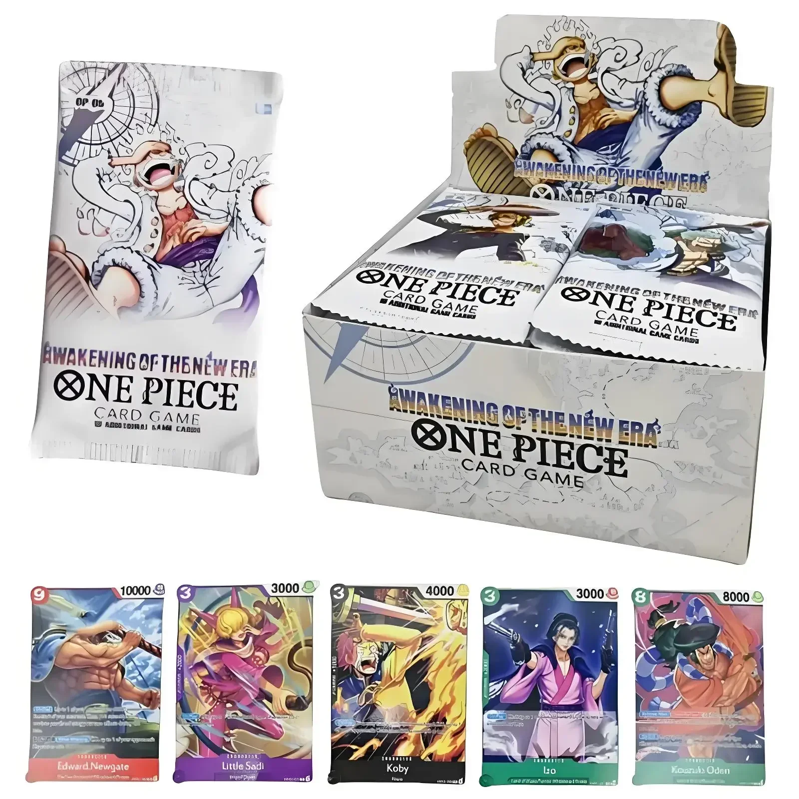 

Exclusive One Piece Trading Cards 300Pcs/Box - Awakening Of The New Era Battle Booster Game Collection Toys Hot Sale Boys Gift