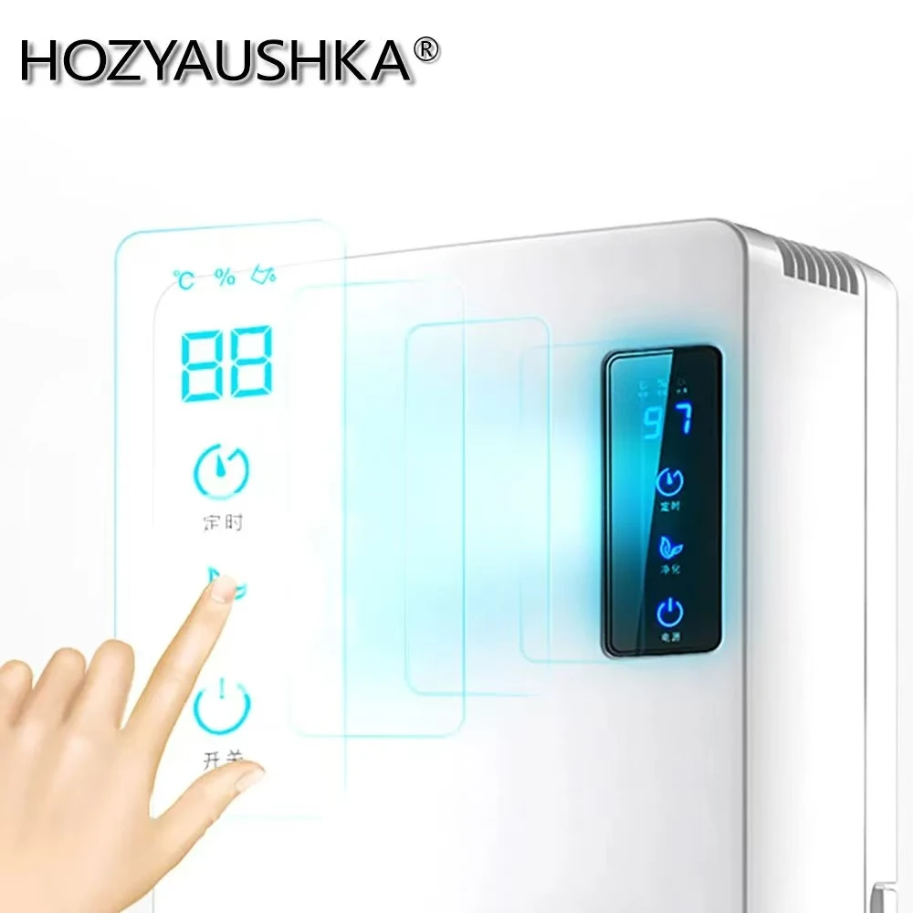 Dehumidifier 90 W, HOZYAUSKA, water tank 2.2 L, effective drainage area 30, Automatic defrosting at low temperature