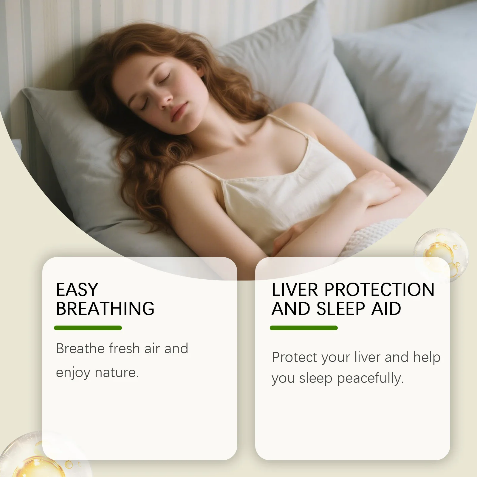 4 in 1 Natural Herbal Energy Bar Enhance Energy Promote Sleep Protect Liver Lung Relax Refresh Improve Respiratory Health Care