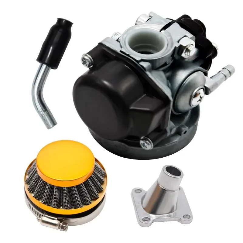 1pcs Parts Water Cooled 2 Stroke Carburetor with Intake Pipe Air Filter IKJ for Mini Moto Dirt Pocket Bike ATV 37 49 50 80 Cc