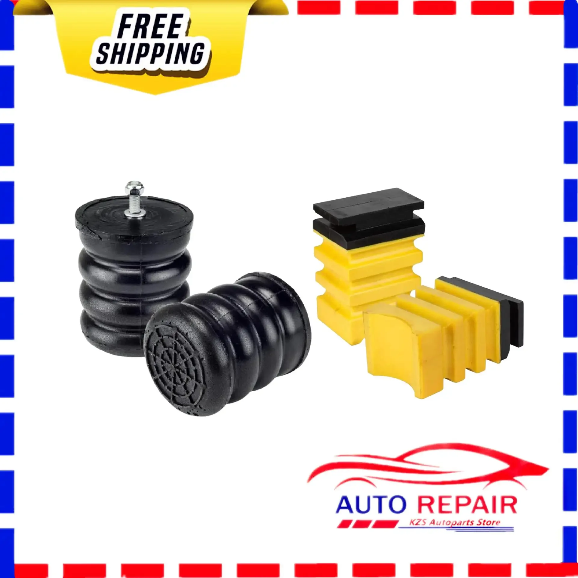 

2pcs SSF-106-47 + 2pcs SSR-338-54 Front and Rear Air Help Spring for Dodge Freightliner and Mercedes-Benz Sprinter 3500