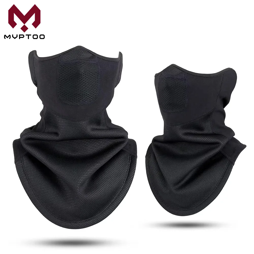 Winter Windproof Scarf Fleece Tube Bandana Soft Half Face Mask Ski Snowboard Neck Warmer Gaiter Thermal Snood Headwear Men Women