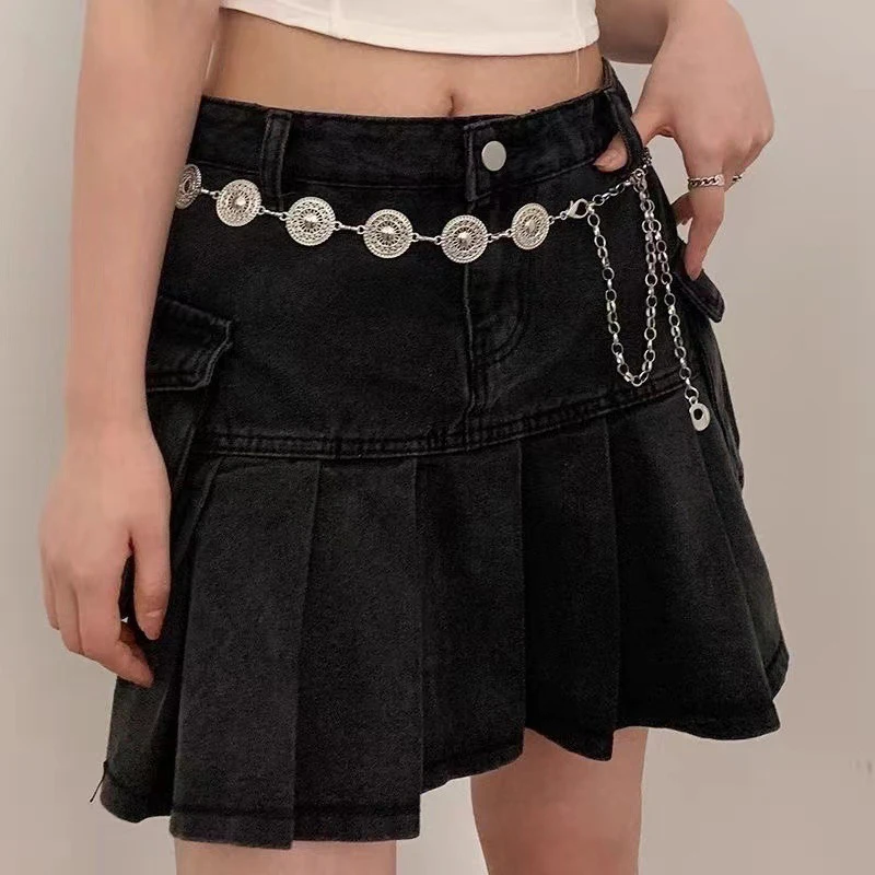 ★▲Versatile Bohemia Style Adjustable Waistband Long Waist Belt Dress Body Chain For Women Girls Vintage Openwork Waist Chain