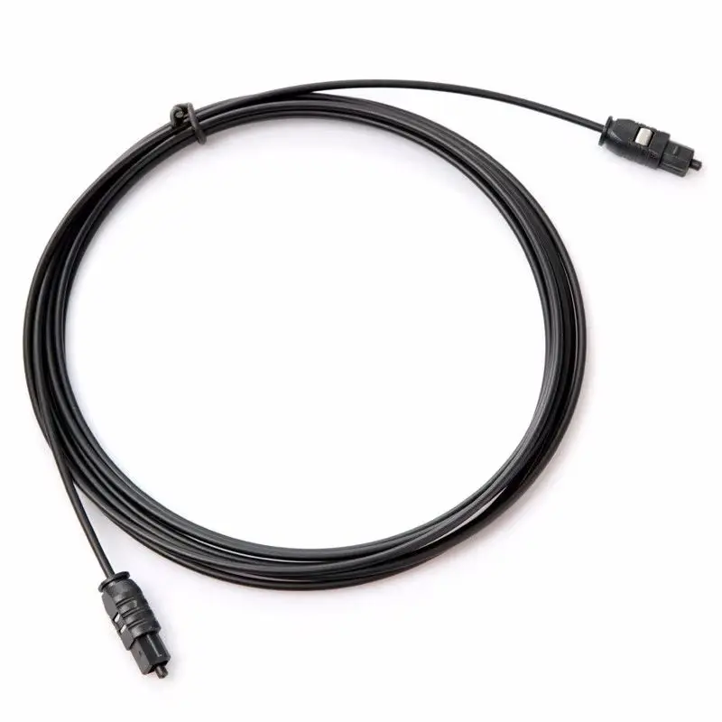 OD2.2mm Digital Optical Optic Fiber Toslink Audio Cable AV Thin Cable 0.2m 1m 1.5m 1.8m 3m 5m 8m 10m 15m 20m 25m 30m Wholesale