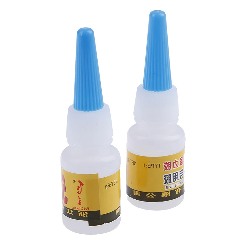 Super Glue Quick-drying Cyanoacrylate Adhesive Strong Bond Fast Crafts Repair 502