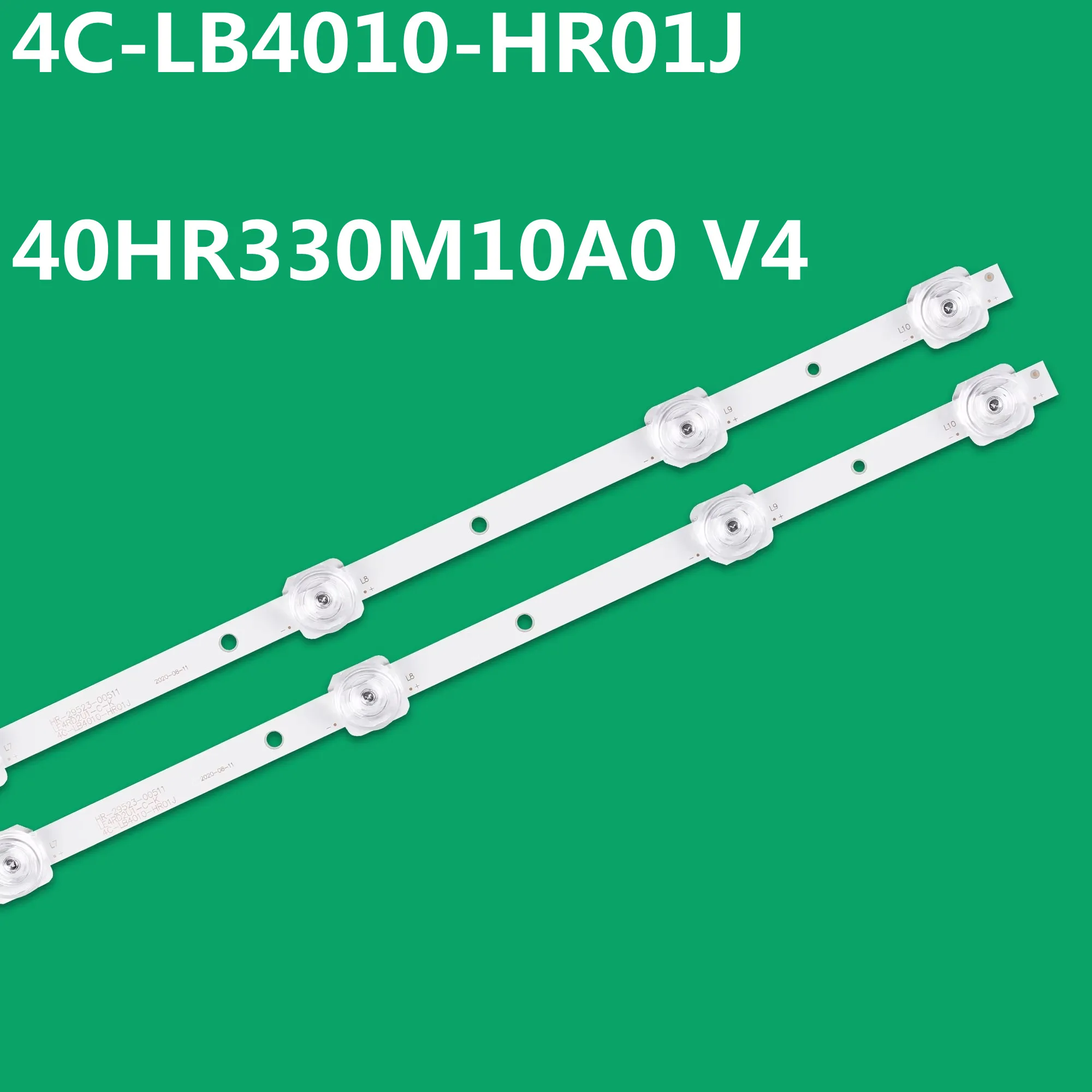 

20PCS LED Strip For 40F6F 40L2F 40D6 10X2 40HR330M10A0 V4 4C-LB4010-HR01J HR02J 40A160 40A260 40A262 40A321 40A323 40A325