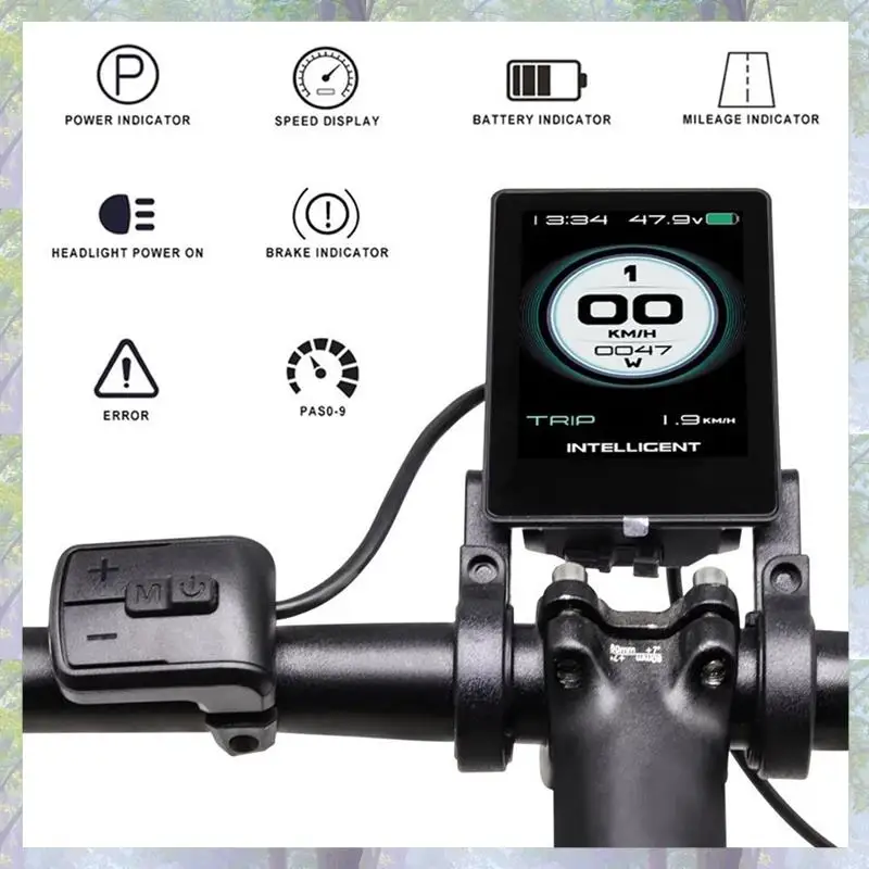 New Arrival 860C LCD Color Display For Bafang Mid Drive Motor 5-Pin Waterproof E-Bike Control Panel For BBS0102 G340 G320 BBSHD
