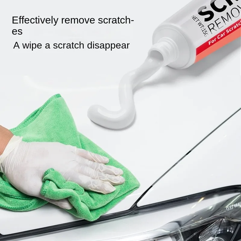 Car Scratch Repair Agent Scratch Remover Sponge Car Vortex Remover Scratch Repair Polishing Care Kit 1 Set of Tools Car Parts