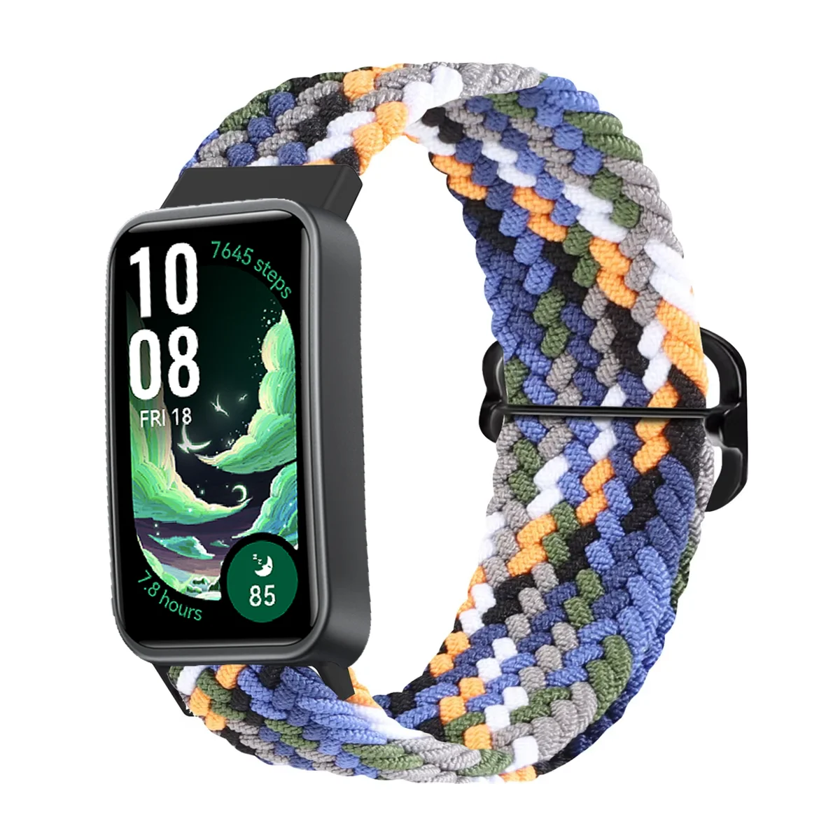 Cinturino sportivo in nylon per Huawei Band 10 9 8 7 Bracciale intrecciato elastico regolabile Bracciale Huawei Band 10 Accessori Correa