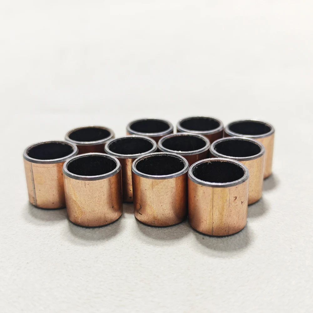 Oil-Free Self Lubricating Composite Bearing Bushing Sleeve Copper Shaft Bushing Metal Copper Sleeve ID 10~45mm OD 12~50mm