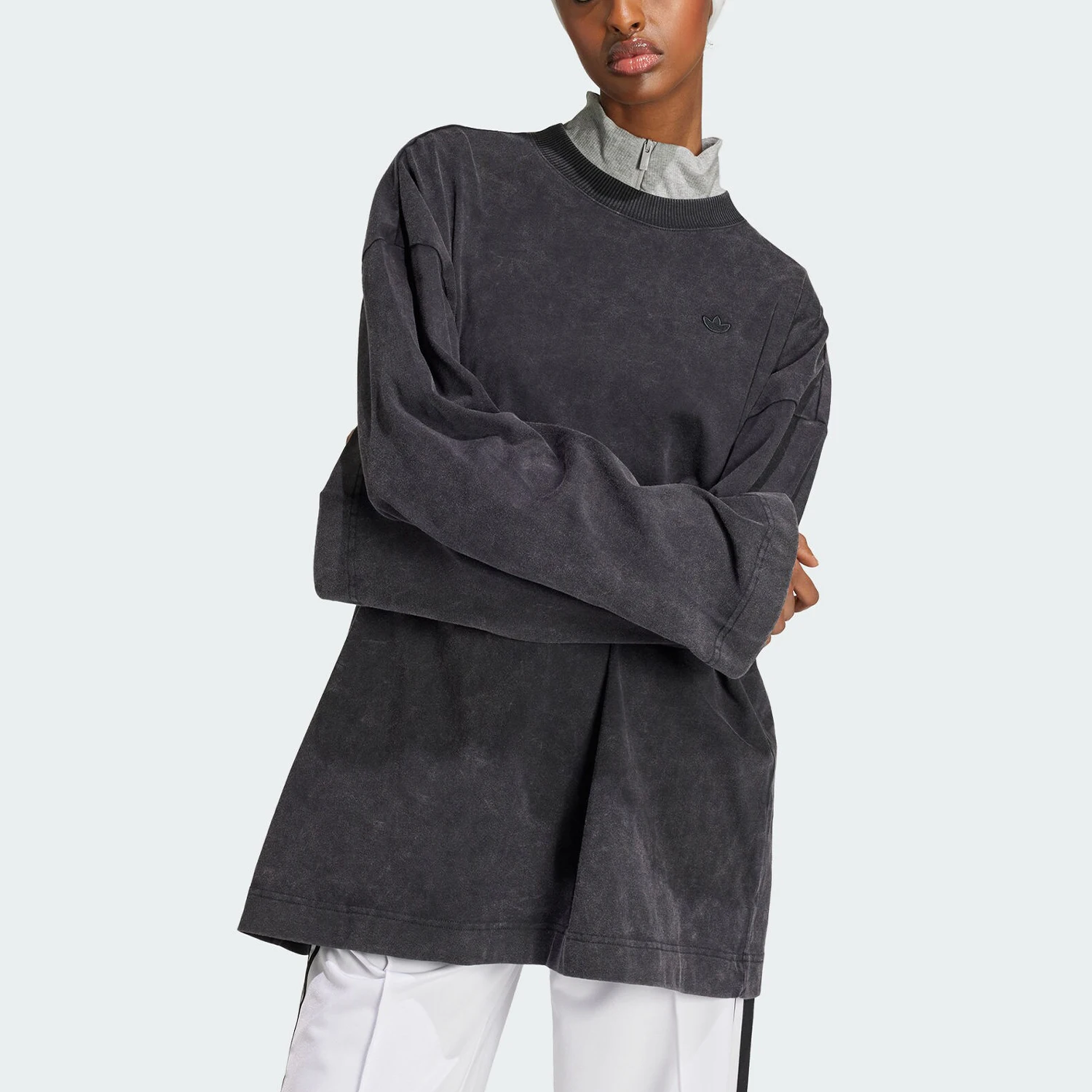 

Adidas Originals Women's Casual Loose Breathable Long Sleeve IY7401