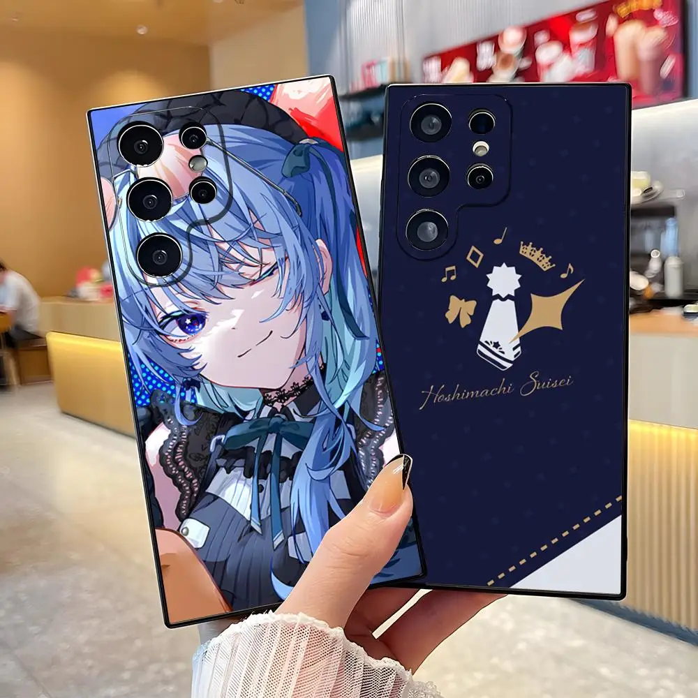 H-Hoshimachi Suisei Phone Case For Samsung S26 S25 Edge S24 S23 S22 S21 Ultra Plus Fe A55 56 15 4G 5G Galaxy Silicon Cover