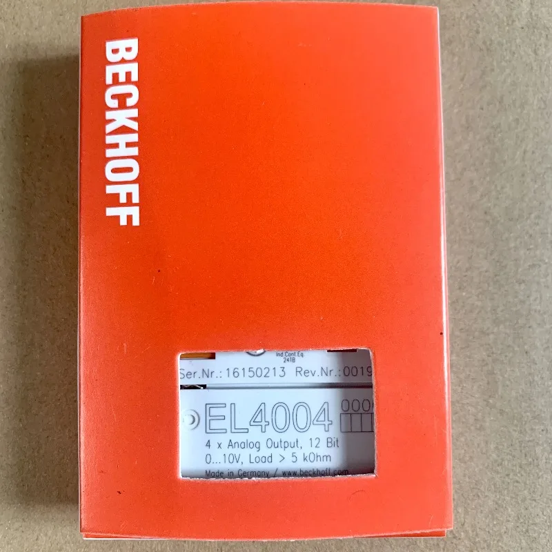 PLC BECKHOFF EtherCAT Terminal, 4-channel Analog Output, Voltage, 0-10 V, 12 Bit EL4004