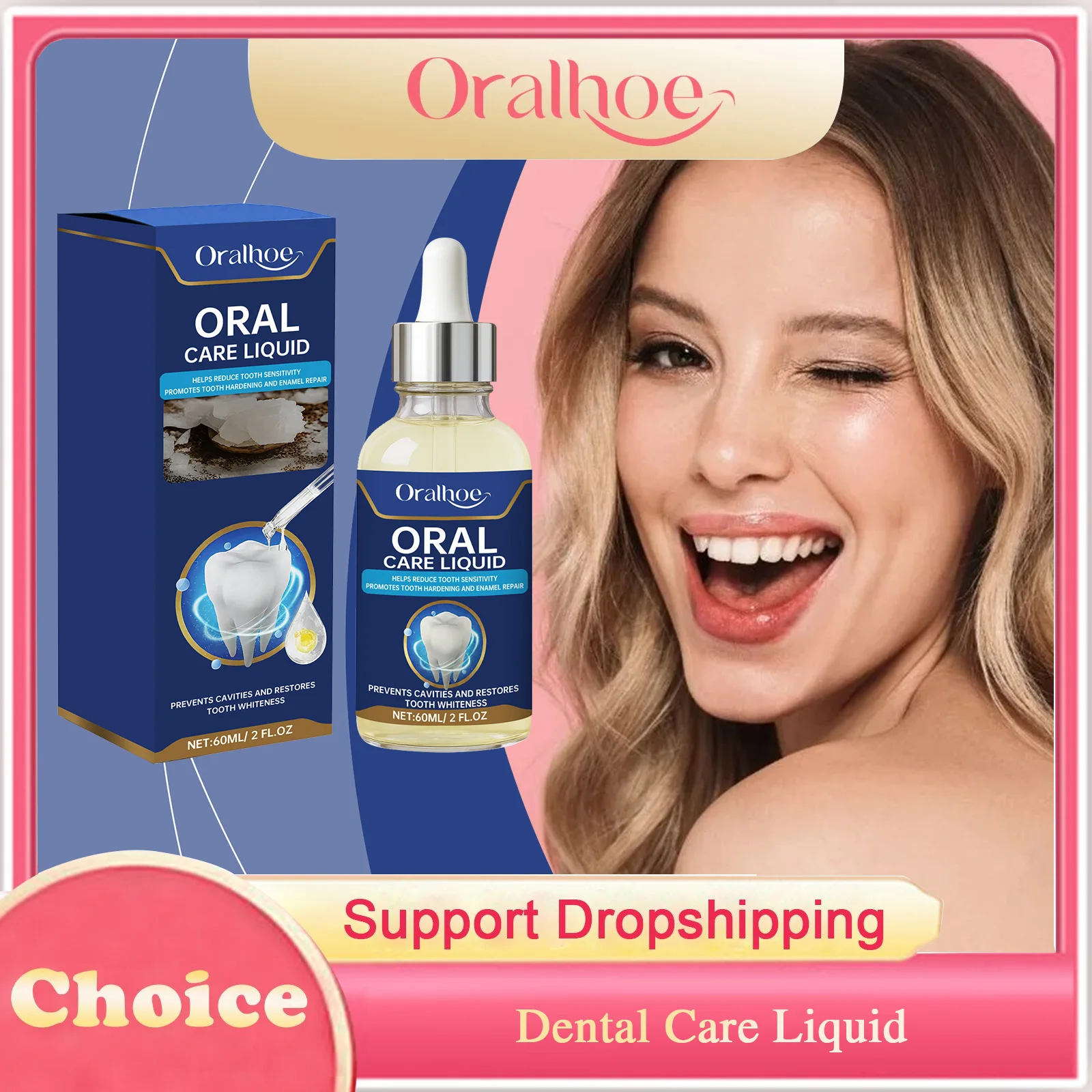 

Dental Repair Drops Fix Small Tooth Surface Damages Anti Sensitivity Prevent Tooth Decay Relieve Gum Pain Dental Soothing Serum
