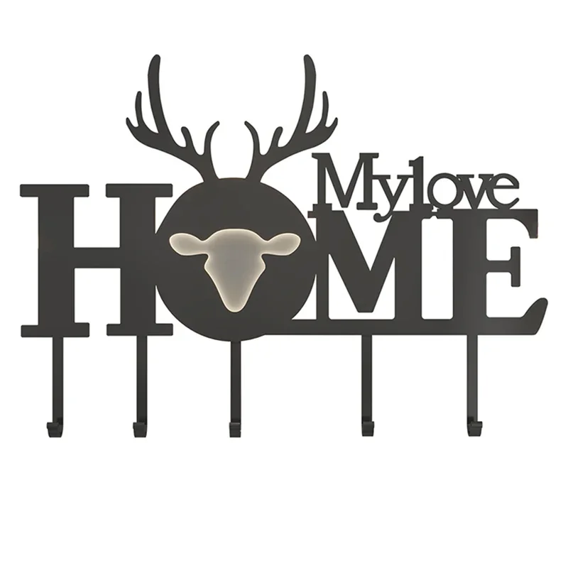 

Wall decoration hooks clothes and hats hooks are creative and personalized. Wall hanging clothes hooks are light and luxurious