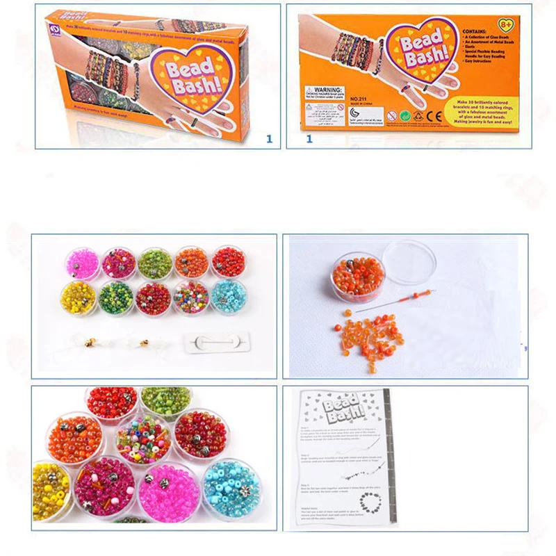 Kit per la creazione di braccialetti fai-da-te per ragazze Kit per la creazione di gioielli Kit per la creazione di braccialetti dell'amicizia Giocattoli artigianali fantastici per bambini di 6-12 anni