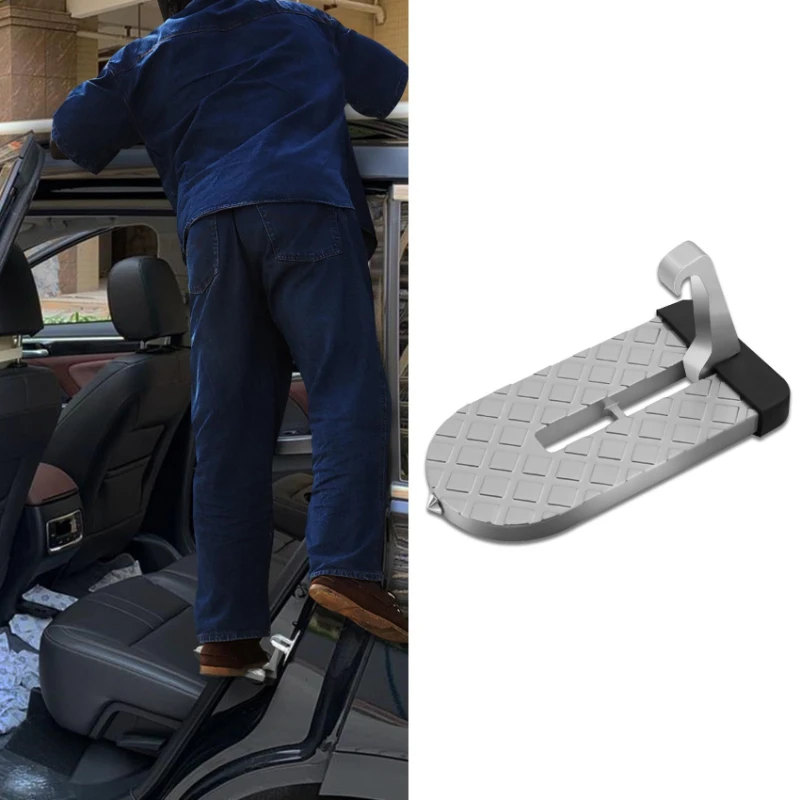 Aluminum Automotive Foot Pedal Car Door Step Roof Step Automotive Modification Supplies Multi-functional Foot Pedal Board