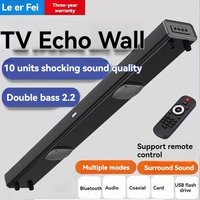 Home Theater Echo Wall TV Speaker 99cm Long With Dual Bass Speaker Cinema Bluetooth Speaker Multifunctional 9D Surround Speaker