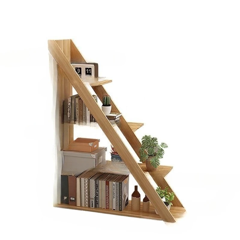 

Simple modern living room storage floor bookshelf display partition decoration