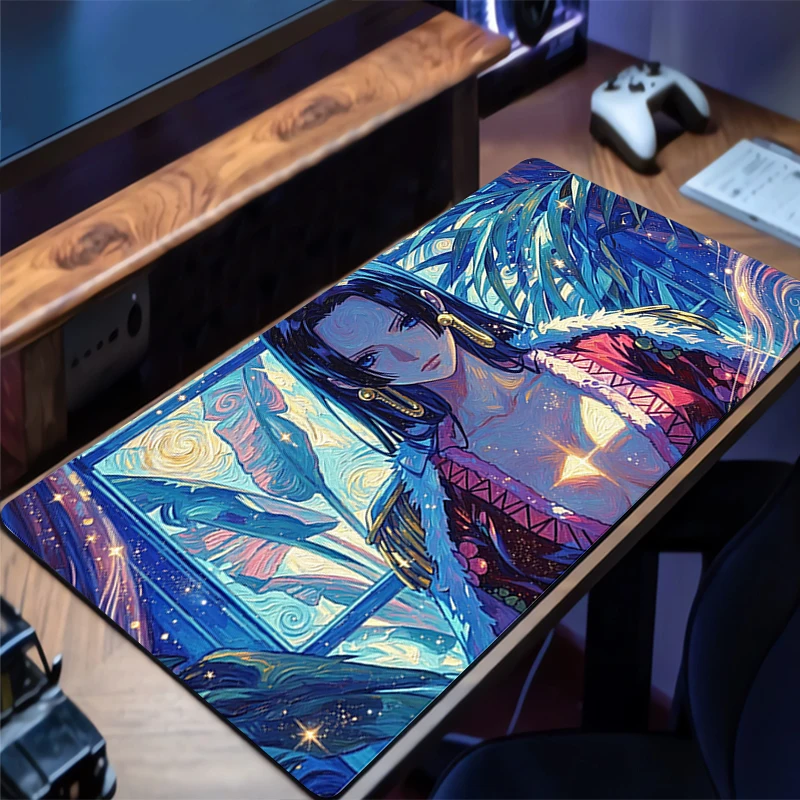 Mouse Pad One Piece Anime Durable Gamer Gaming Accessories Varmilo Keyboard PC Computer Desk Mat XXL Carpet Mousepad - view 5