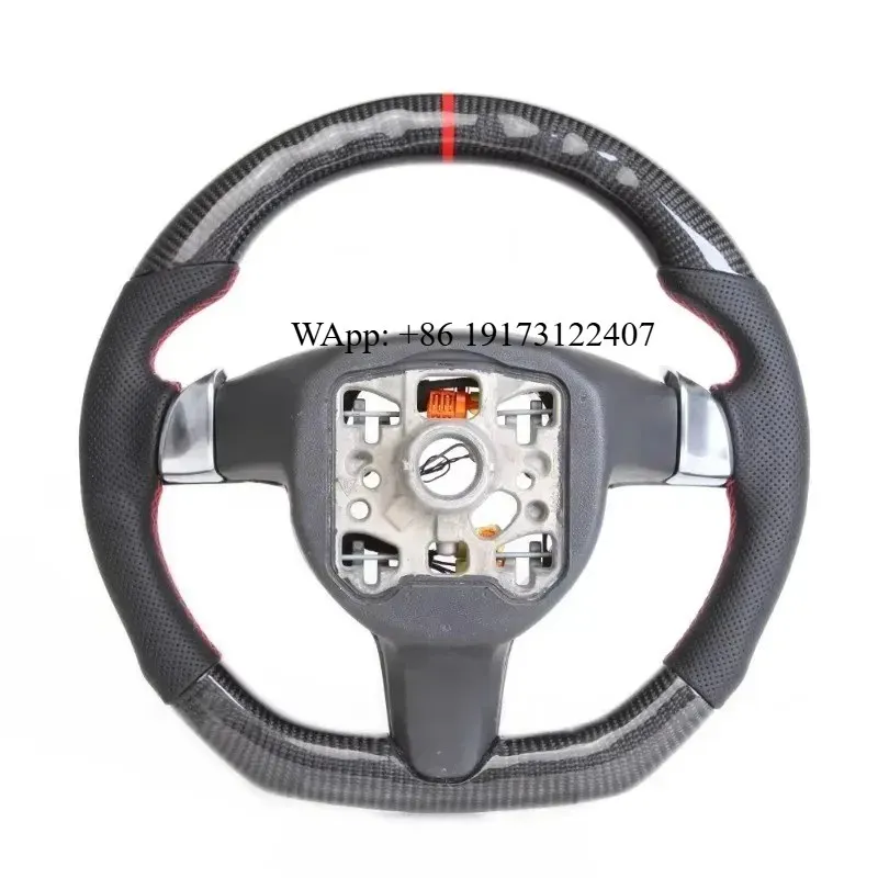LED RPM Car Steering Wheel Custom Compatible With 2009 to 2015 Carbon Fiber Steering Wheel