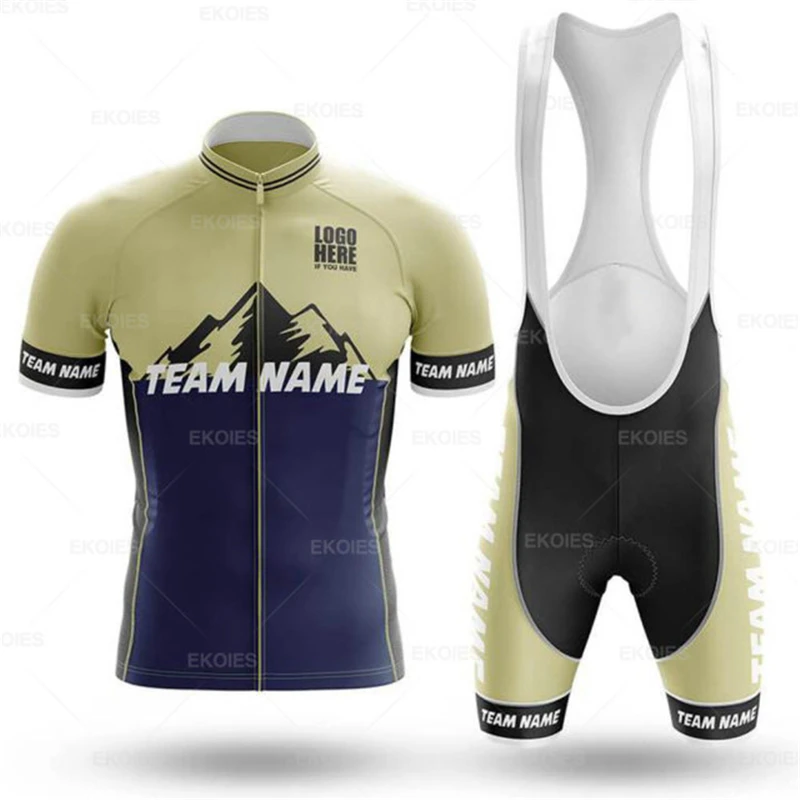 Personalise Customize MTB Bike Clothing Summer Unisex Bicycle Breathable Clothes Professional Customize Team Cycling Jersey Set