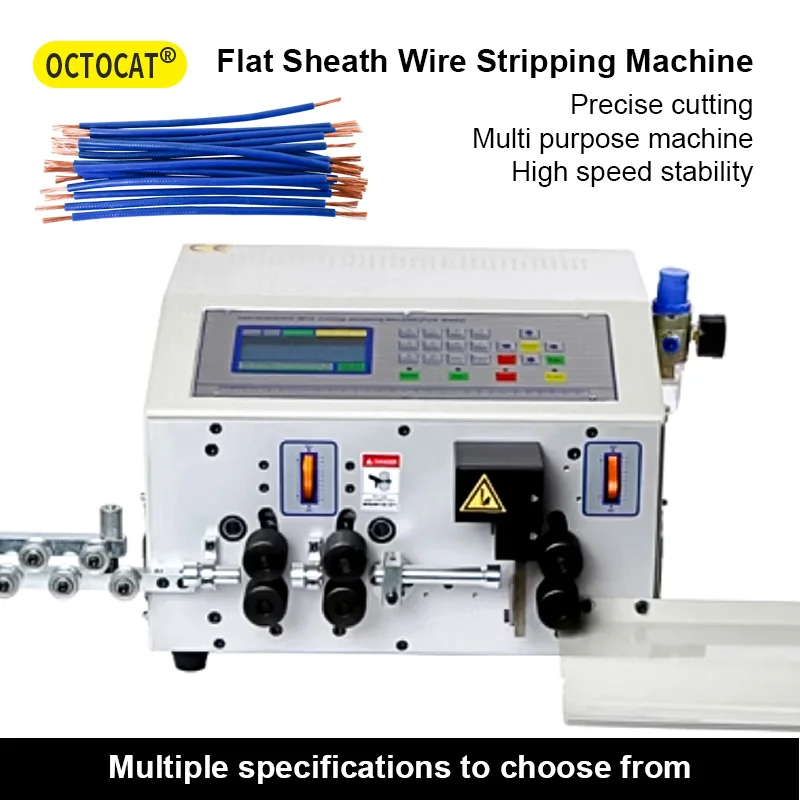 

SWT508 Series 0.1-25mm² Computer Automatic Wire Stripping Machine Twisted wire Cutting Cable Crimping and Peeling machine