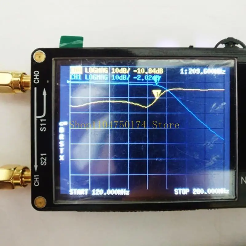 TFT-タッチスクリーン式スタンド型短波MF-HF VHF-UHFアンテナテスター、50KHz-1.5GHz MF-HF VHF-UHFアンテナアナライザー