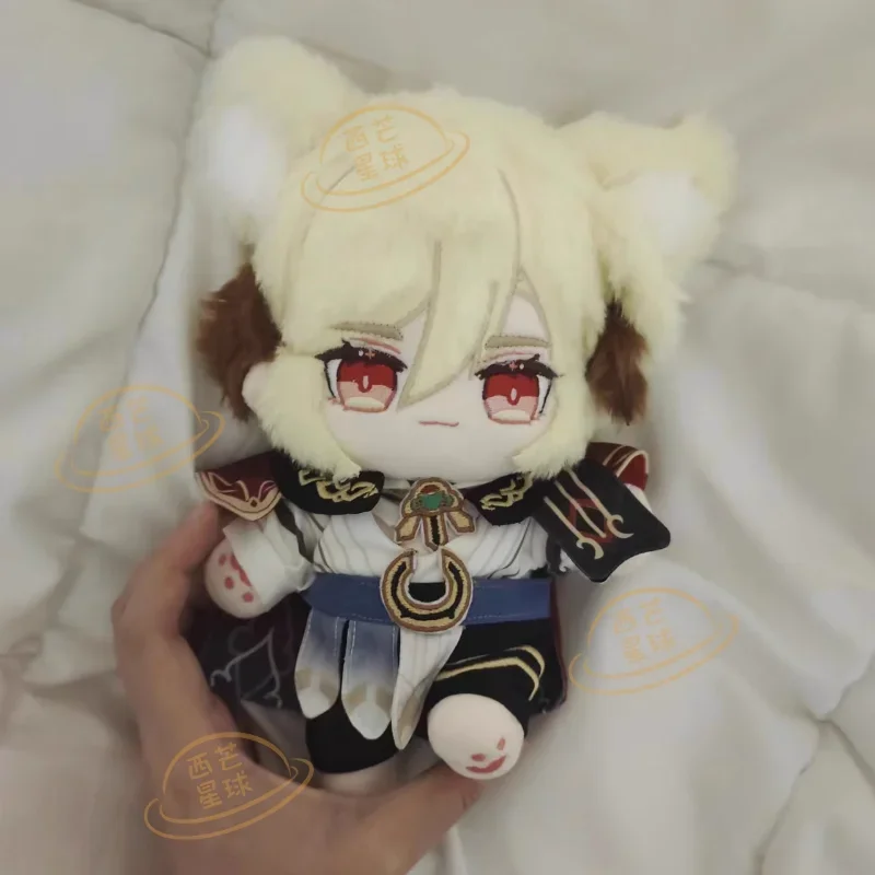 

В наличии 20 см игра аниме Genshin Impact косплей Kaveh мягкий наряд из кроличьего меха наряд для куклы ткань плюшевый рождественский подарок