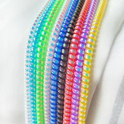 1.4M Colorful Spiral Charger Cable Cord Protector Universal Wrap Data Line Decoration Winder For iPhone Samsung Huawei Xiaomi