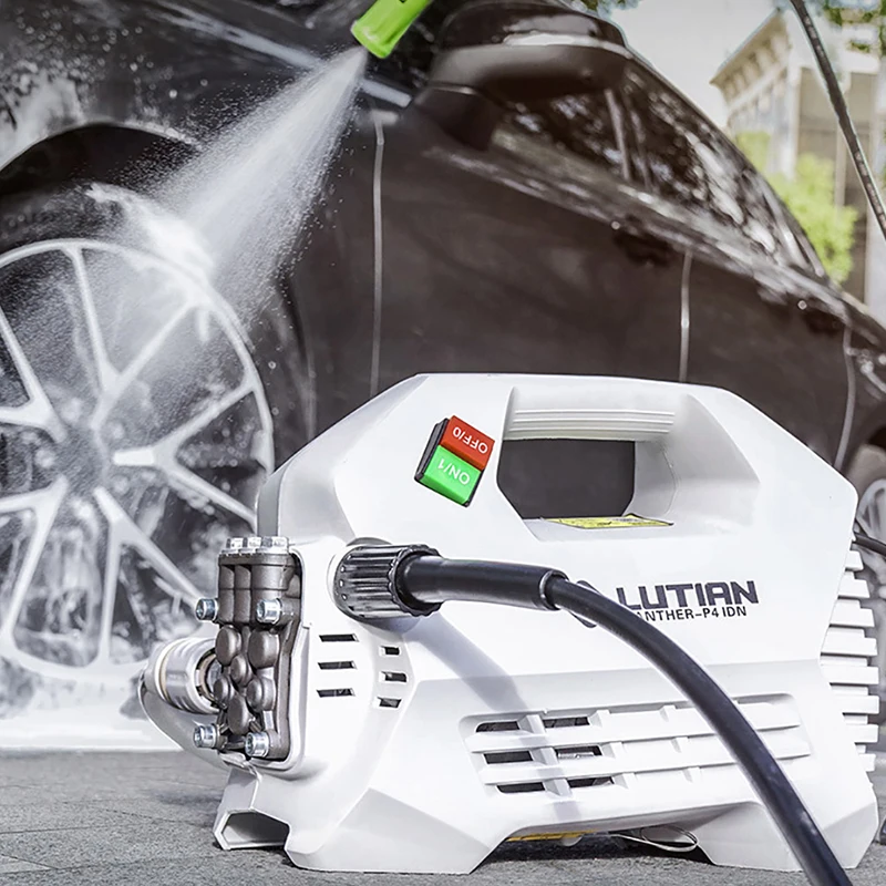 1600W High Pressure Car Washer 220V Waterproof Car Washing Machine Water Gun Kit Portable Home Garden Floor Cleaner