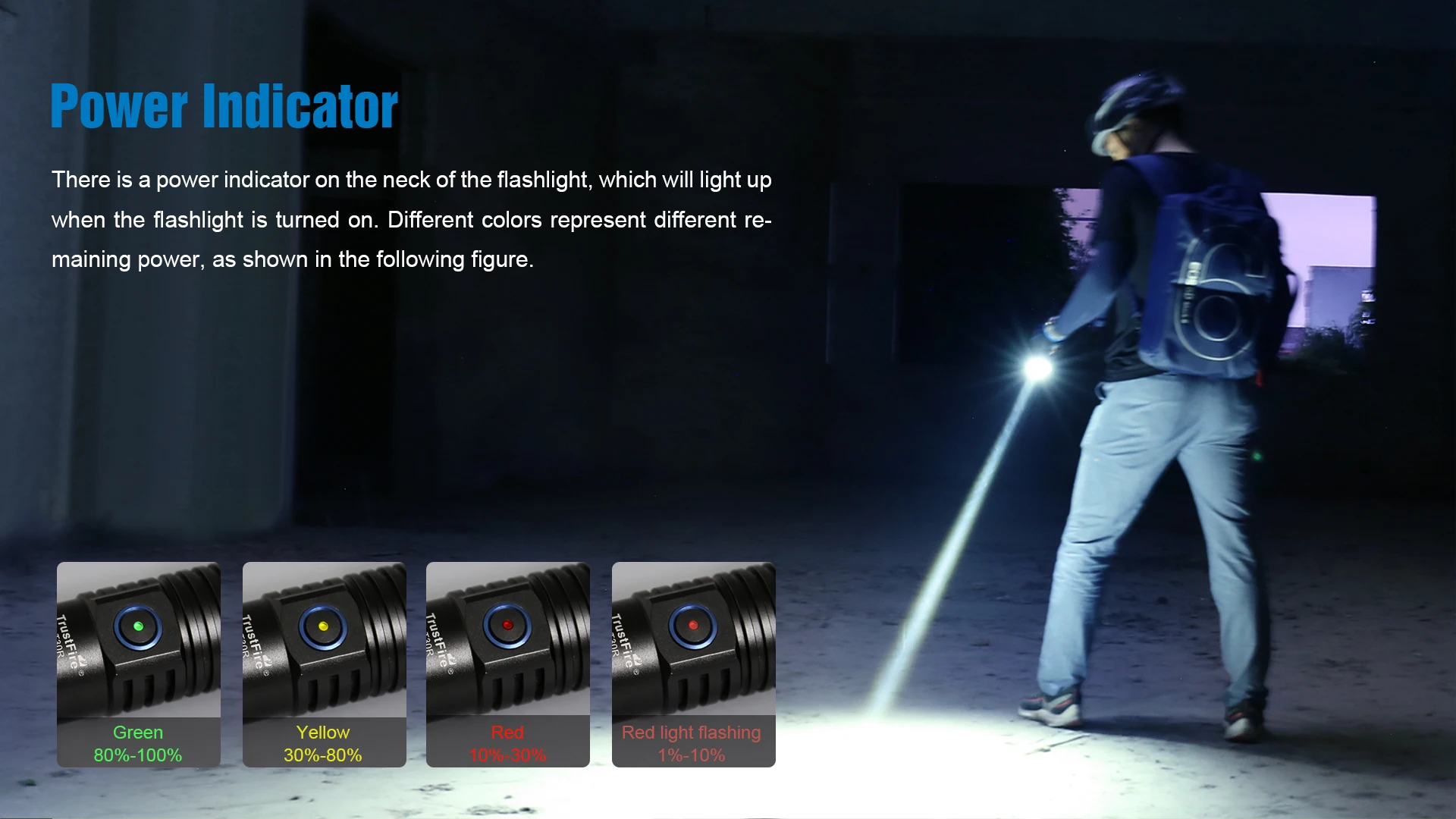 Trustfire T30R LEP Tactical Flashlight 460Lumen La-ser 1100M High Power Led USB Flashlight 18650 Rechargeable Self Defense Torch