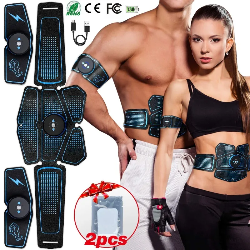 Intelligent Fitness Abdominal Muscle Patch EMS Fitness Machine Home Muscle Exercise Massage Machine Lazy Abdominal  Device