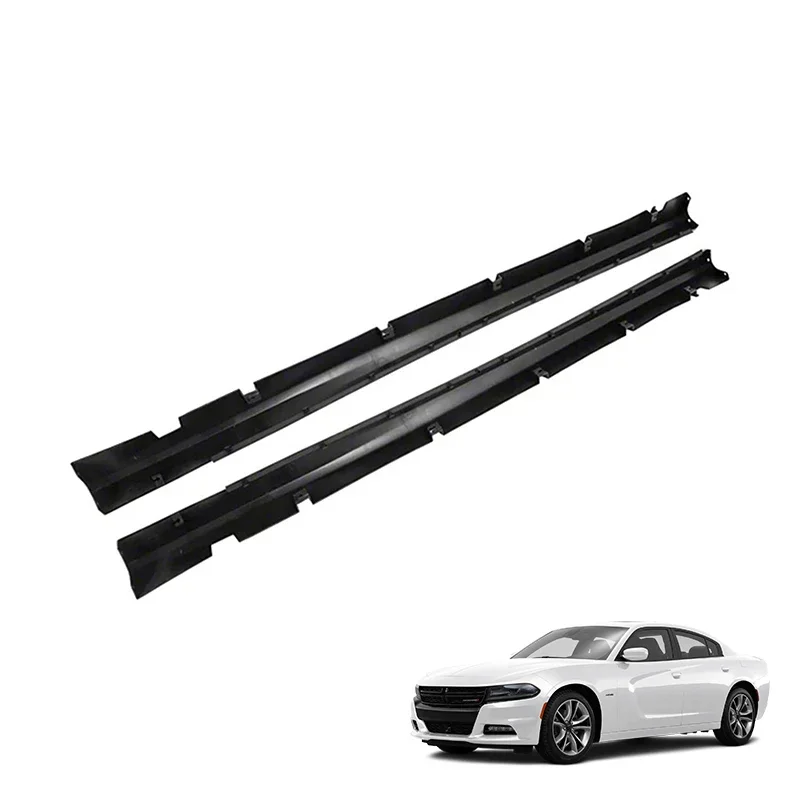 

High Quality Srt Style Auto Parts Pp Material Side Skirt For Dodge Charger 2015-2022