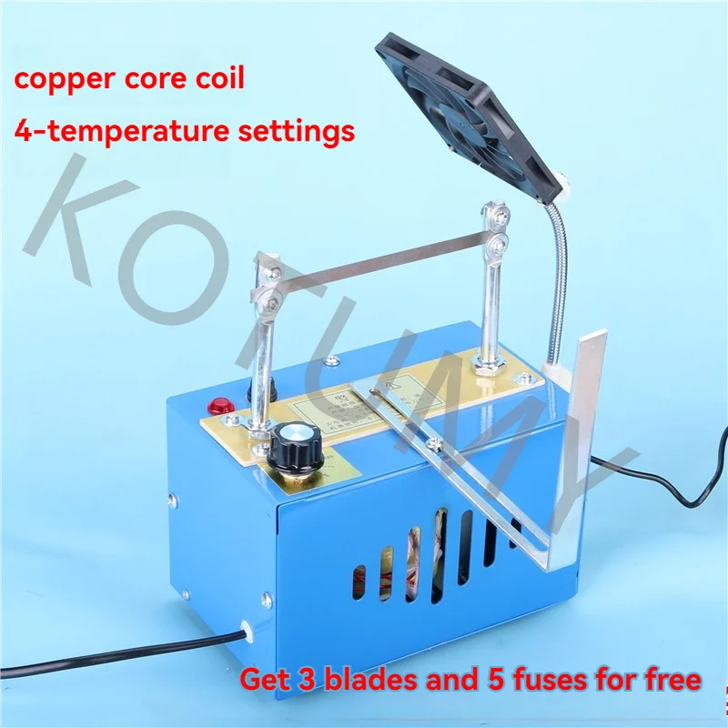 Small Ribbon Hot Cutting Machine Manual Ribbon Ironing Machine 220V Trademark Cutting Rope Electromechanical Thermal Cutter
