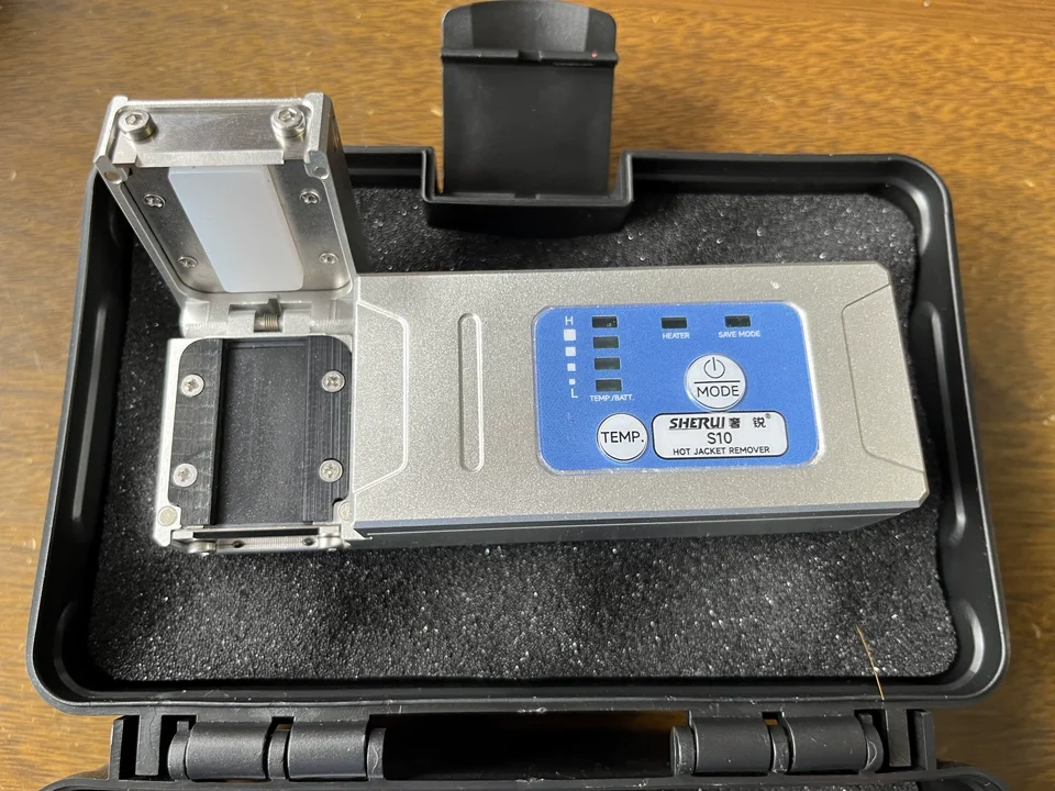 S10 Fiber Thermal Stripper Clamp-Type Efficient Cable Stripping Tool for Pigtails Bare Fiber And Bundled Ribbon