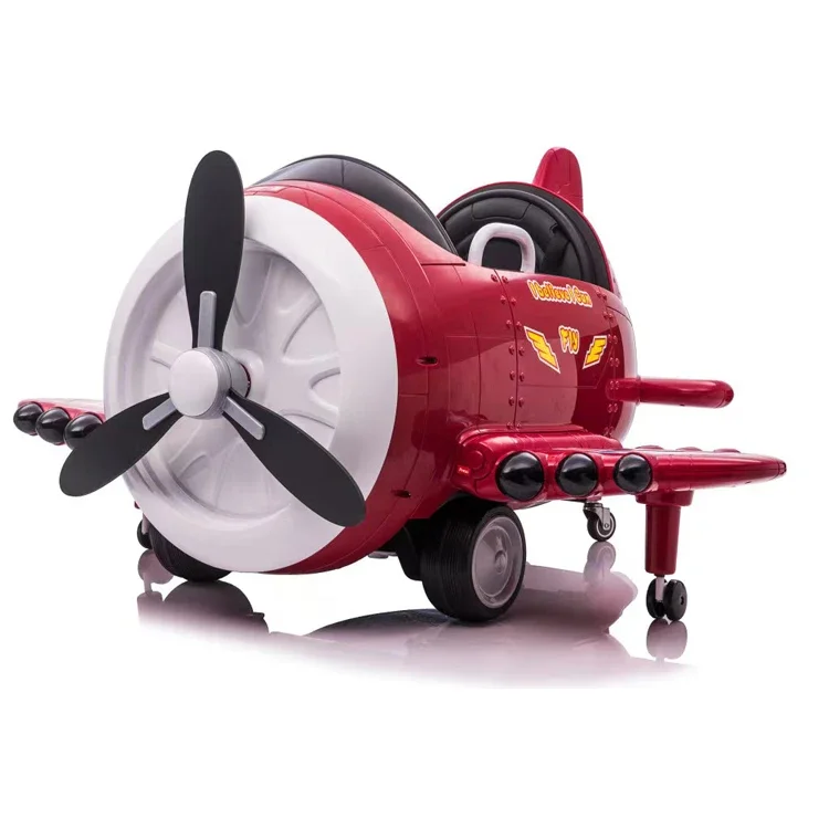 z Children Electric Vehicle Seat Ride On Car Toy Plane Music Play Remote Control Kids Airplane Model Electric Car