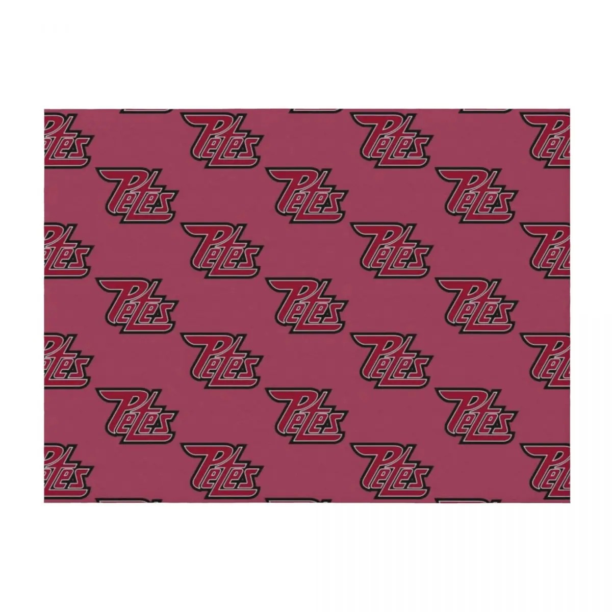 

Peterborough Petes Throw Blanket Luxury Designer Warm anime Blankets