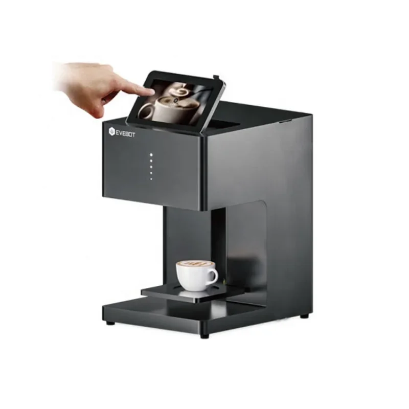 Popular WIFI-Enabled Selfie Coffee Printer with Edible Ink, Cappuccino/Latte/Mocha Full Color Inkjet Digital Printer