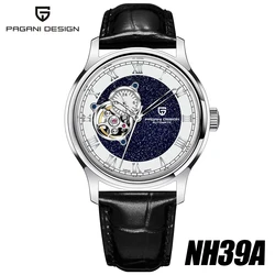 2024New Pagani Design Fashion Tourbillon Automatic Mechanical Men NH39 Watch Stainless Steel Sapphire Waterproof reloj hombre