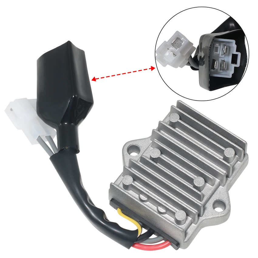 

Motorcycle Voltage Regulator Rectifier For Kawasaki BR125 Z125 PRO 2017 2018 2019 2020 2021 Years 21066-0713 / 21066-0764 Parts