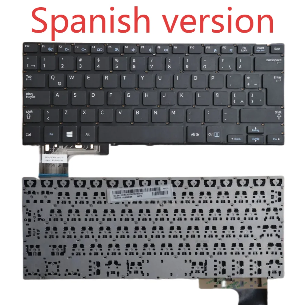 Teclado espanhol NP915s3g para Samsung NP915S3G NP905S3G NP906S3G 915S3G 905S3G 906S3G SP