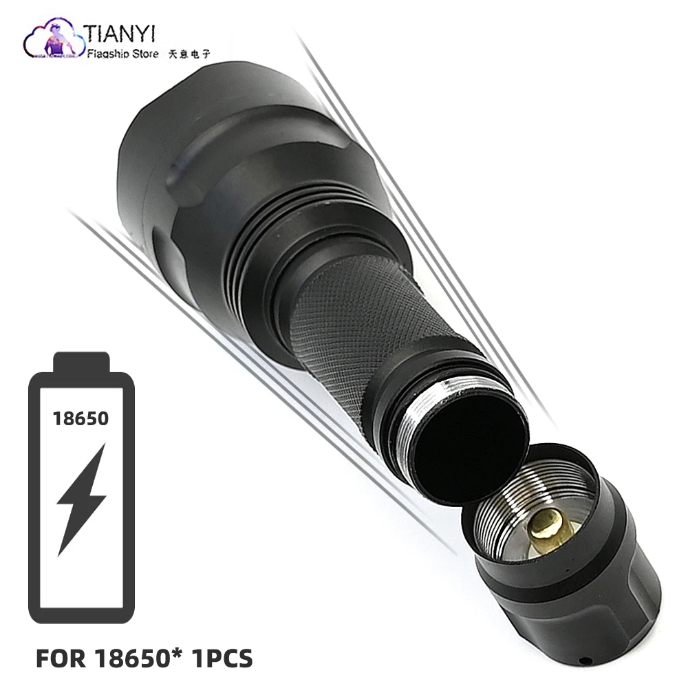 C8 white super bright outdoor waterproof lighting fill light land ultra long life multi-function charging aluminum alloy