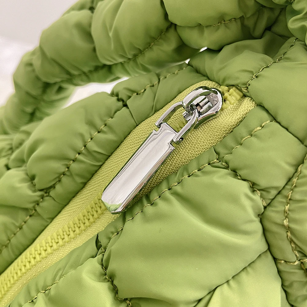 

Lattice Pattern Crossbody Bags Large Capacity Ladies Tote Bags Casual Fashion Simple Nylon Quilted Elegant for Weekend Vacation