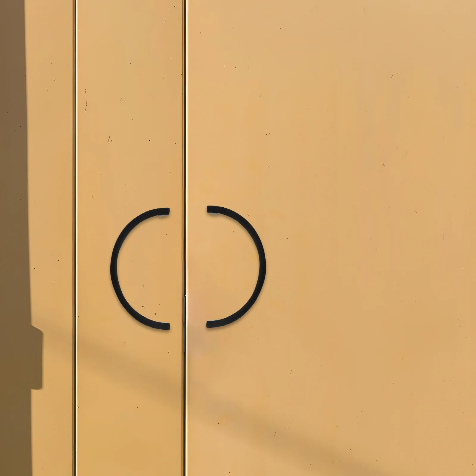 

1Set Aluminum Alloy Cabinet Handles Modern Semi Circle Drawer Pulls for Kitchen Bathroom Wardrobe Door Hardware