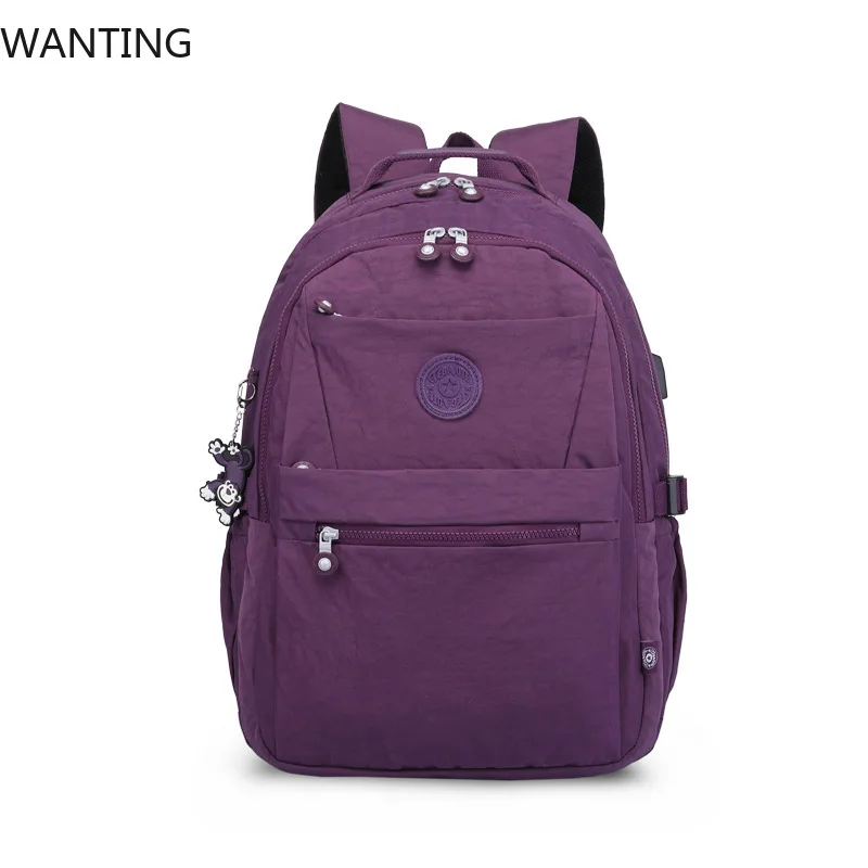 TEGAOTE バックパック女性のラップトップバッグナイロン防水 Mochila Feminina バッグパック Bolsas 旅行バック子供のための