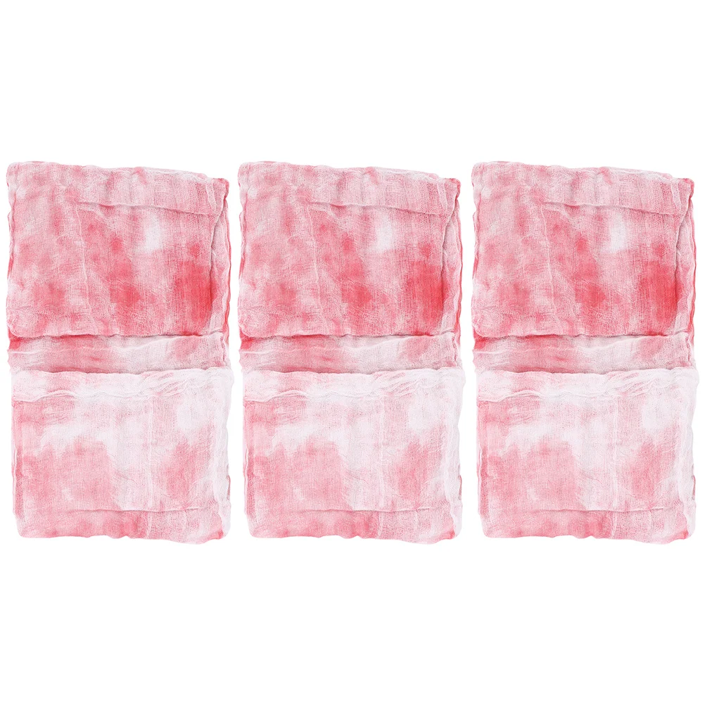 

3Pcs Haunted House Gauze 2x215M Halloween Decor Scary Atmosphere Staircase Draping Spooky Prop Simulation Grass Garden Supplies