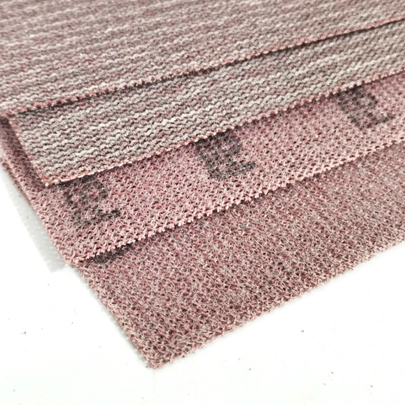 Rectangular Dry Grinding Mesh Sand 70×420mm Wall Woodworking Car Sheet Metal Spray Polishing Flocking Mesh Sandpaper