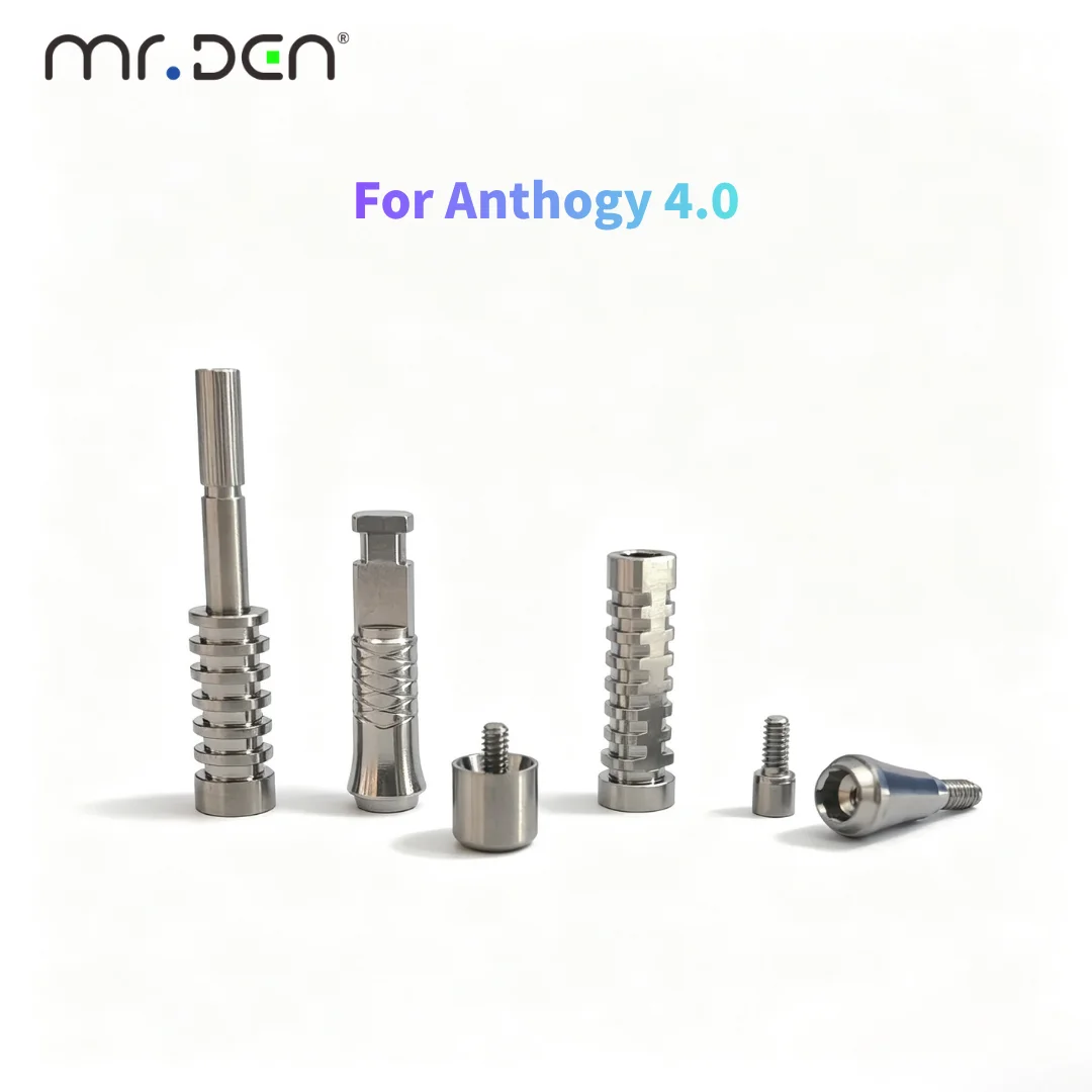 10pcs New Composite Dental Abutment Accessories Anthogy4.0 4.8 Straight & Angled 18 30 Composite Ti Base Impression Coping