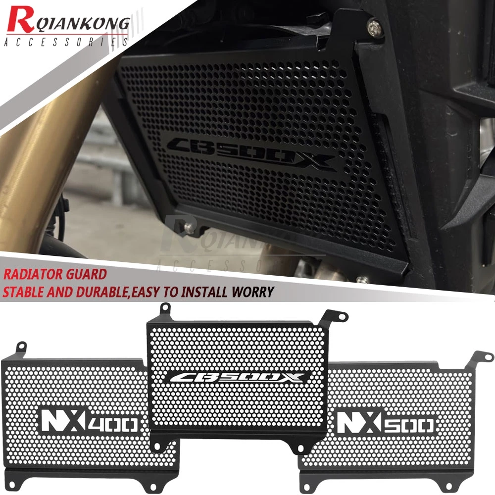 FOR HONDA NX400 NX500 2024 2025 2026 2027 Motorcycle Radiator Guard Oil Cooler Grille Cover Protector CB400X CB500X 2019-2025